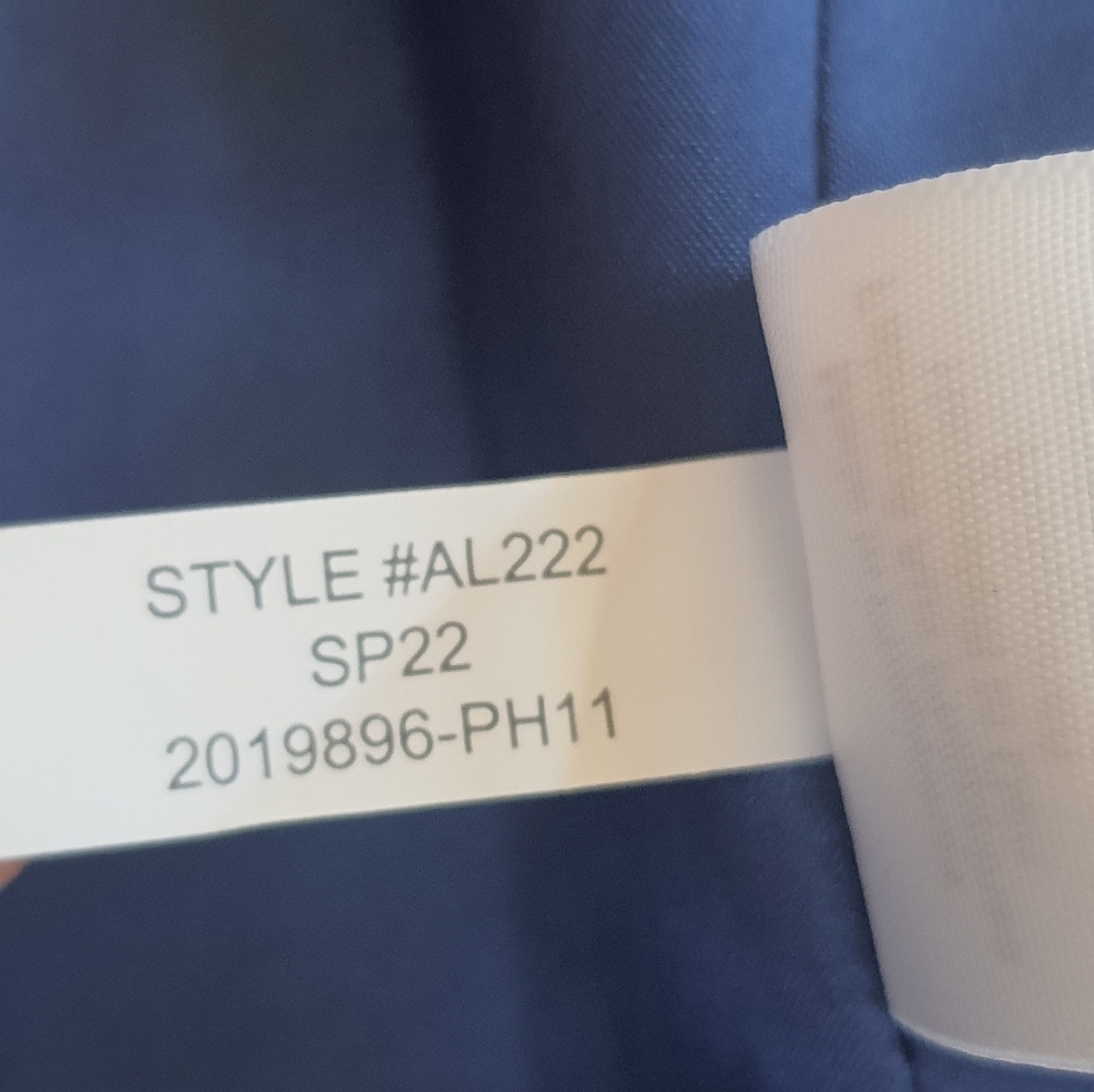 J. CREW Womens Linen Cotton Blazer Bright Navy Blue Peak Lapel Business Casual - Picture 12 of 14
